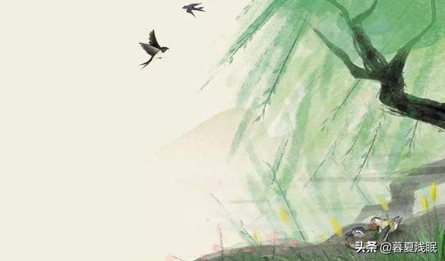 绝句唐杜甫迟日江山丽春风花草香泥融飞燕子沙暖睡鸳鸯