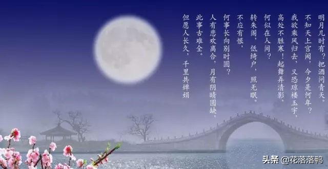 但愿人长久千里共婵娟下一句
